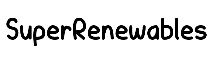 Super Renewables  Free Fonts Download
