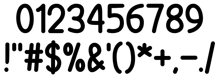 Super Renewables Font OTHER CHARS