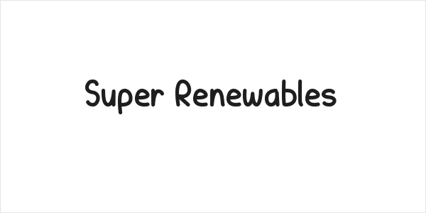 Super Renewables Logo