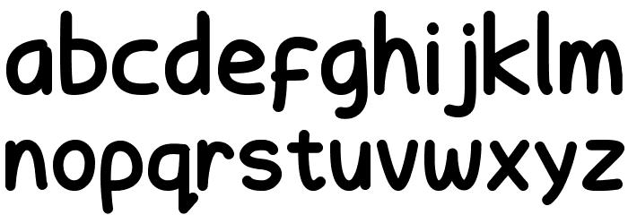 Super Renewables Font LOWERCASE