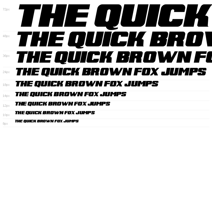 Super Retro M54 Italic Waterfall