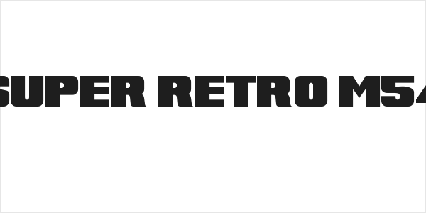 Super Retro M54 Logo