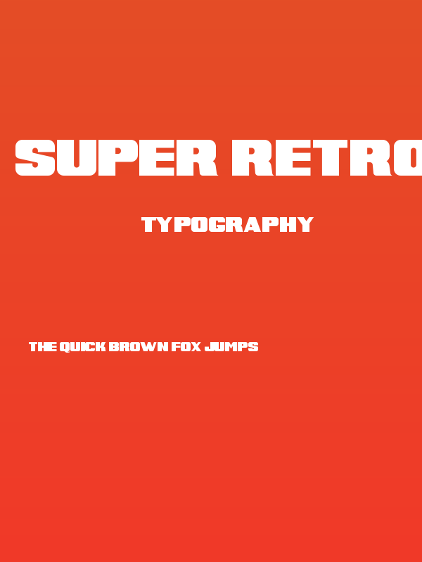 Super Retro M54 Poster