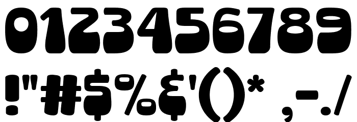 Super Rocky Font OTHER CHARS