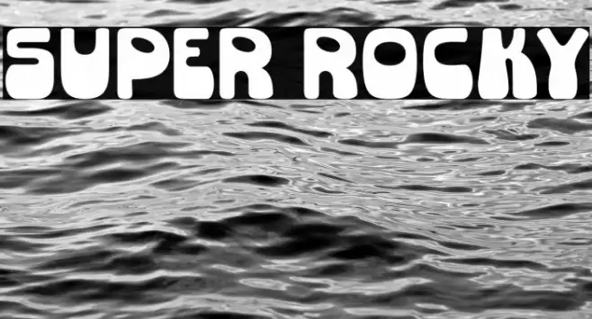 Super Rocky Font examples