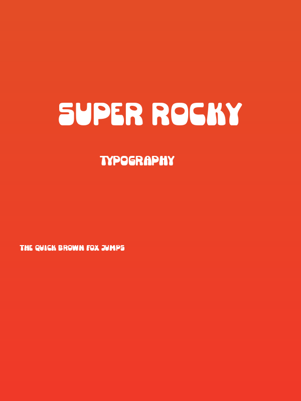 Super Rocky Poster