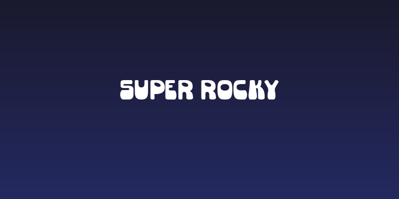 Super Rocky Social Header