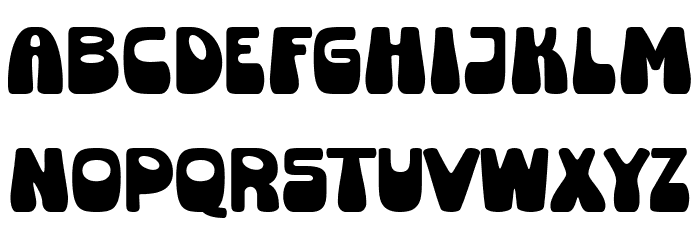 Super Rocky Font LOWERCASE
