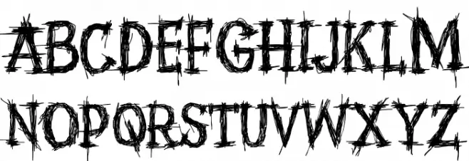 Super Rugged Шрифта ВЕРХНИЙ