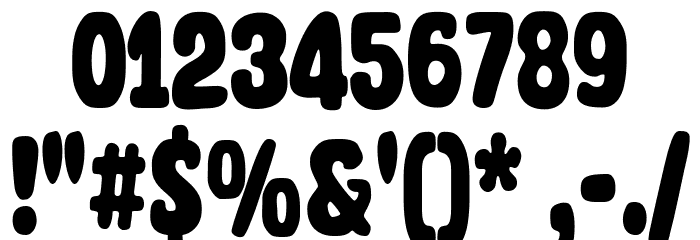 Super Salad Font OTHER CHARS