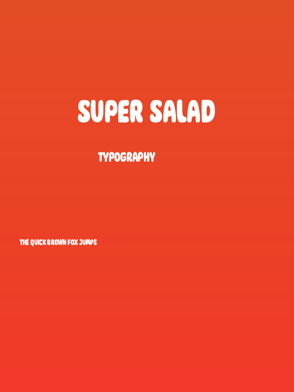 Super Salad Poster