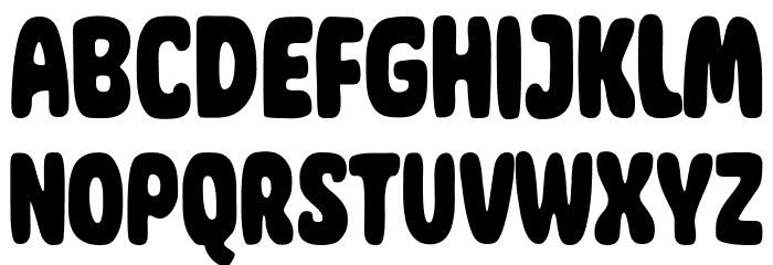 Super Salad Font LOWERCASE