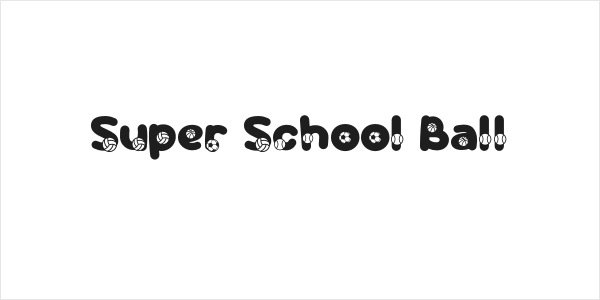 Super School Ball Logo