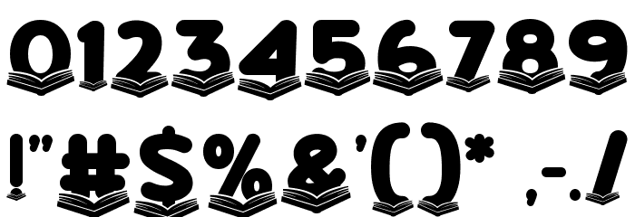 Super School Book 字体 其它煤焦