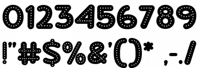 Super School Dot 字体 其它煤焦