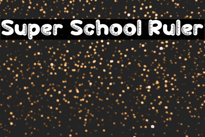 Super School Ruler Example 1