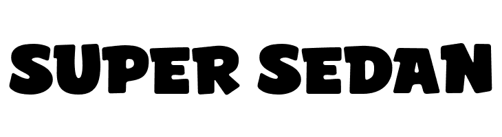 Super Sedan  font caratteri gratis