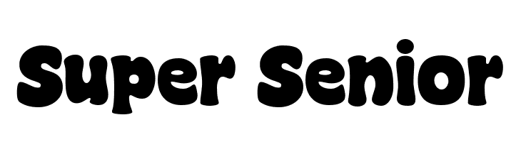 Super Senior Font - FFonts.net