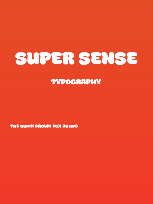 Super Sense Poster