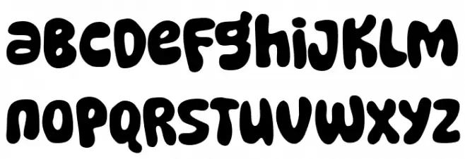 Super Serene फ़ॉन्ट लोअरकेस