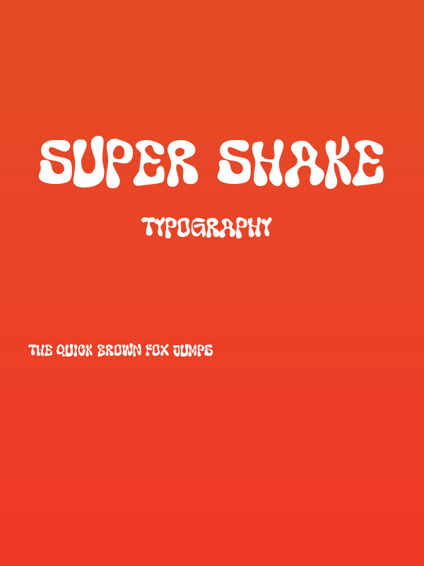 Super Shake Poster