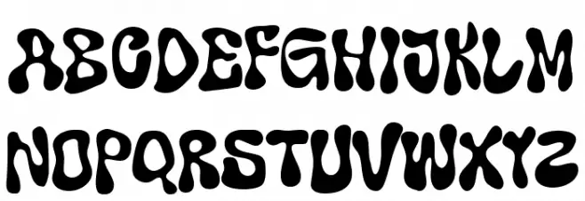 Super Shake Font Litere mici