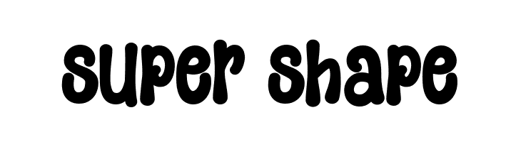 Super Shape Font