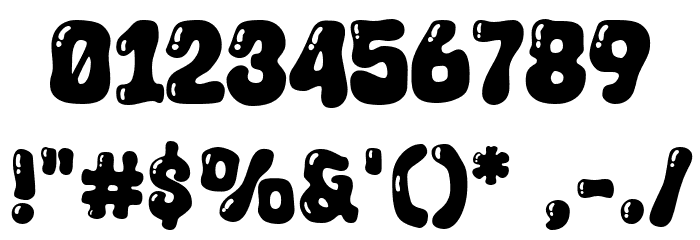 Super Shiny Font OTHER CHARS