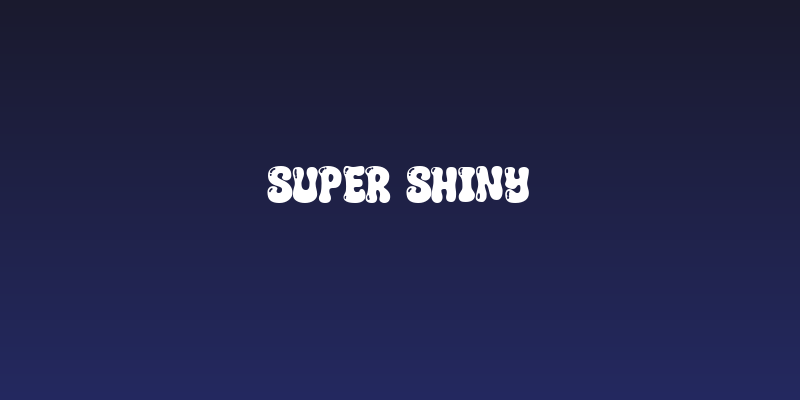 Super Shiny Social Header