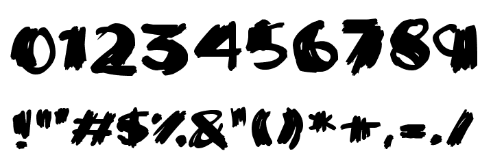 Super Sketch Font OTHER CHARS