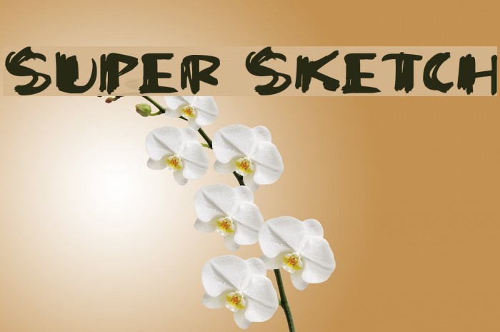 Super Sketch Font examples
