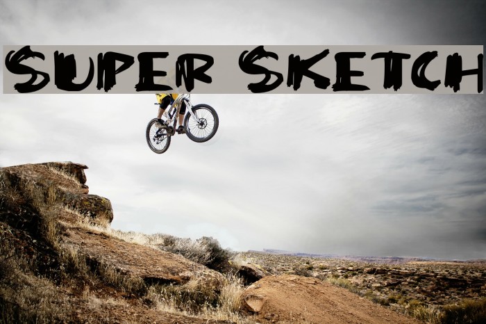 Super Sketch Font examples