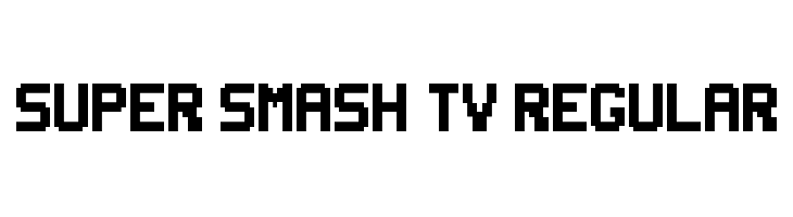 Super Smash TV Regular  Descarca Fonturi Gratis