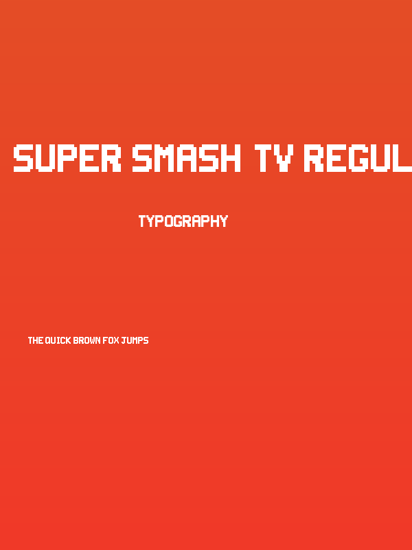 Super Smash TV Regular Poster