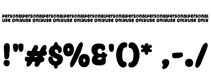 Super Snack Font OTHER CHARS