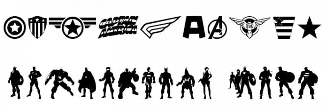 Super Soldier Regular Font OTHER CHARS