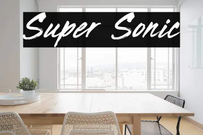 Super Sonic Example 1