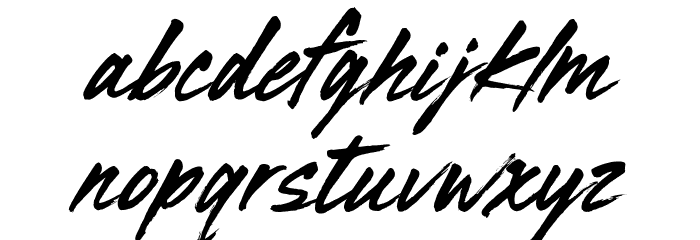 Super Sonic Font LOWERCASE
