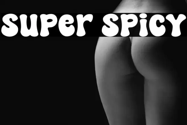 Super Spicy Font examples