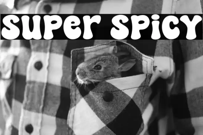 Super Spicy Font examples