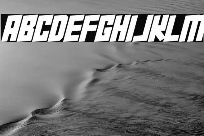 Super Squad Italic Font examples