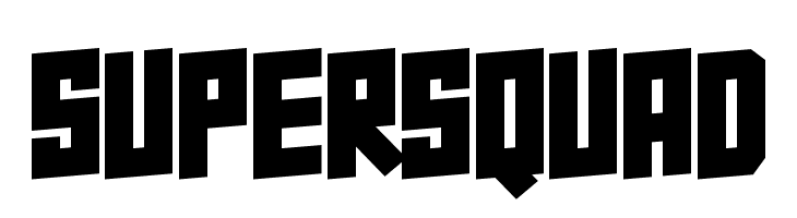 Super Squad Schriftart