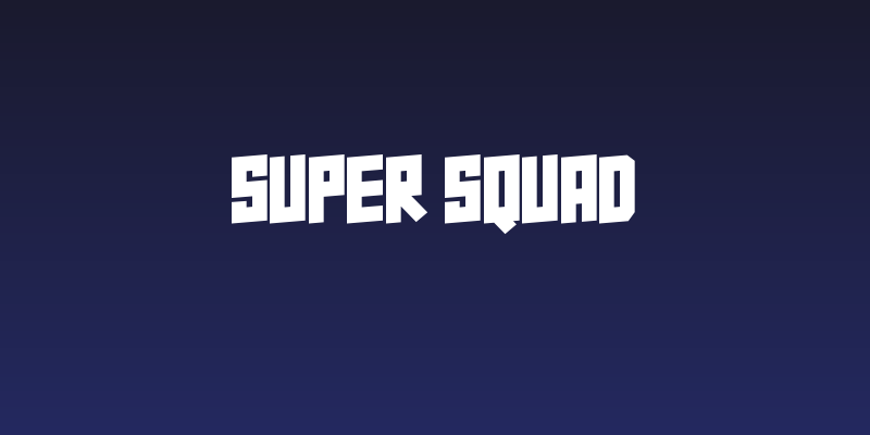 Super Squad Social Header
