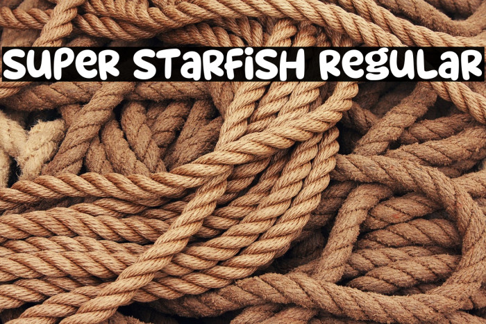 Super Starfish Regular Example 3