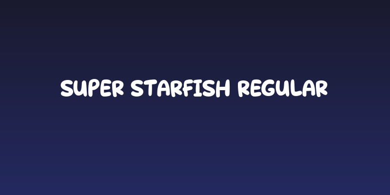 Super Starfish Regular Social Header