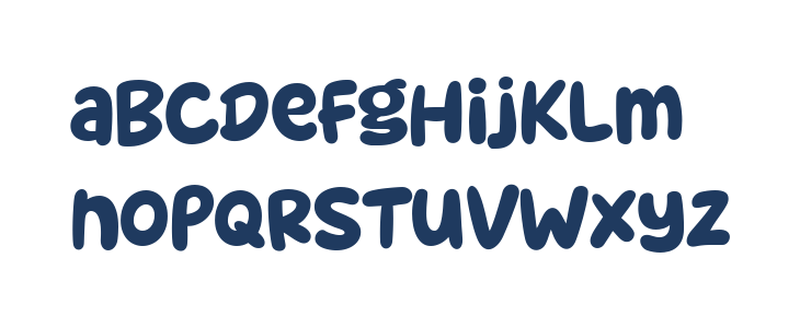 Super Starfish Regular Lowercase