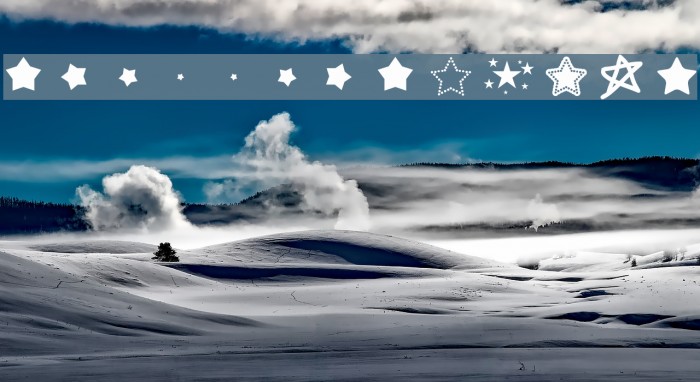Super Stars Font examples