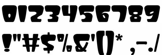 Super Stone Font OTHER CHARS