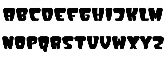 Super Stone Schriftart Groß