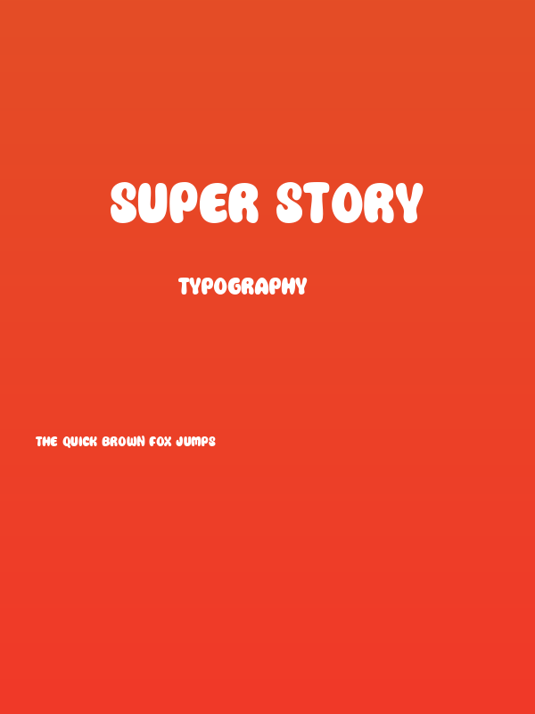 Super Story Poster